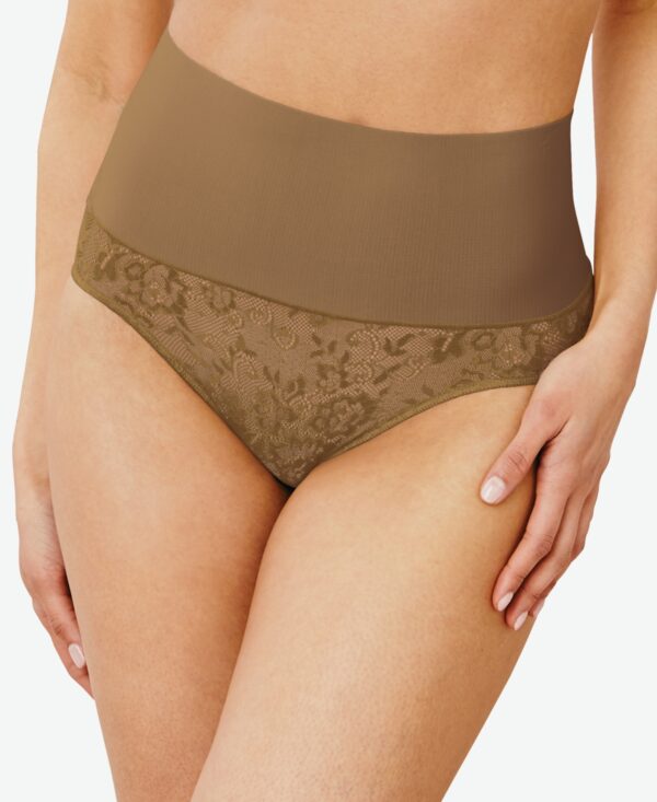 Maidenform Tame Your Tummy Firm Control Brief DM0051 - Caramel Swing Lace