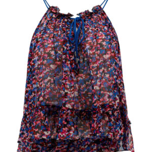 Marant Étoile Fabino Printed Georgette Top