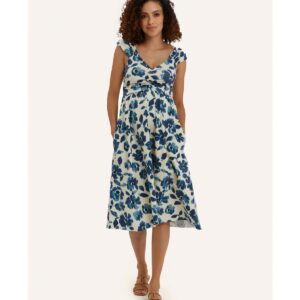 Maternity Cheri Dress - Ikat floral