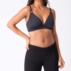 Seraphine Women's Maternity Nursing Bra - Charcoal