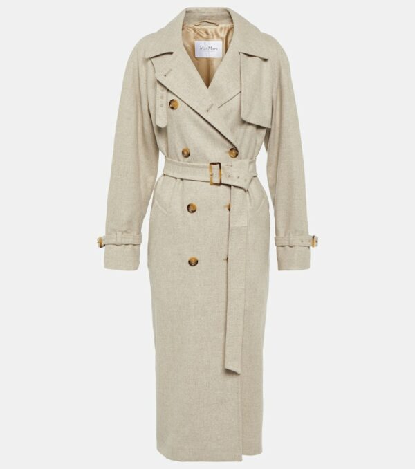 Max Mara Murena alpaca, cashmere, and camel trench coat