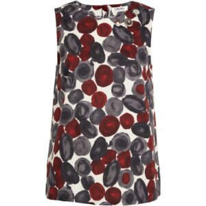 Max Mara Printed Sleeveless Top