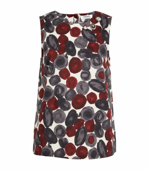 Max Mara Printed Sleeveless Top