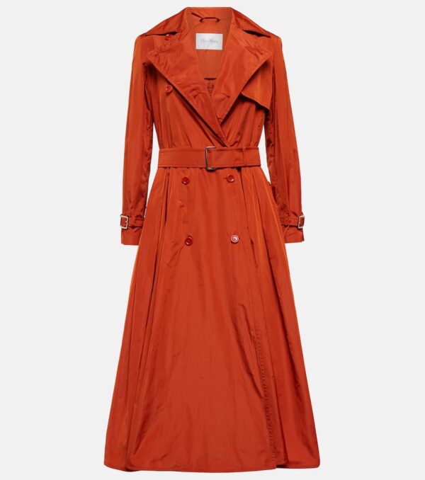 Max Mara Tubinga silk taffeta trench coat