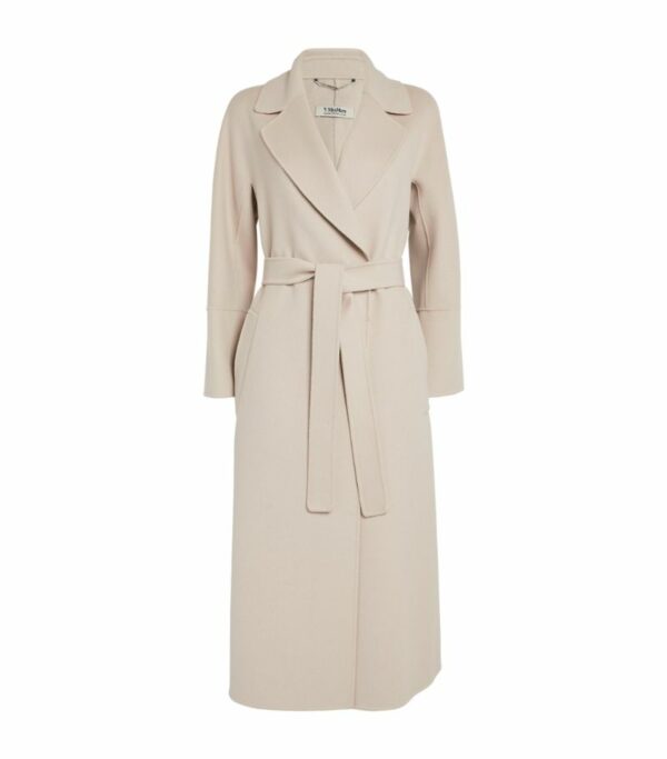 Max Mara Virgin Wool Wrap Coat