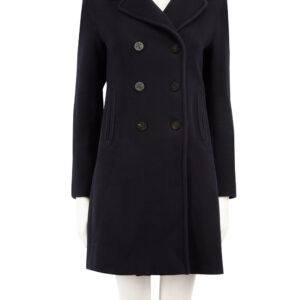 Max Mara Weekend Max Mara Navy Wool Double Breasted Coat