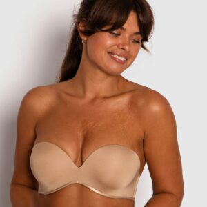 Bras N Things Inner Essence Devilish Push Up Strapless Bra in Nude