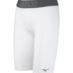 Mizuno Women's Compression Softball Slider Shorts, Large, White