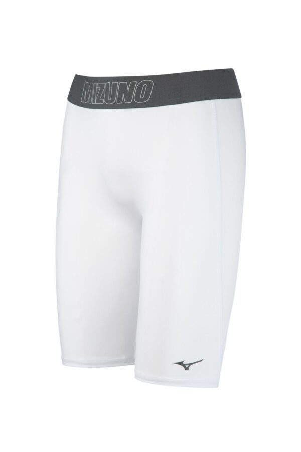 Mizuno Women's Compression Softball Slider Shorts, Large, White