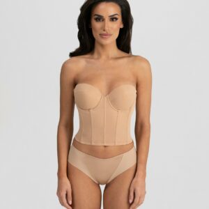 Mocha Backless Strapless Brie Bridal Bra