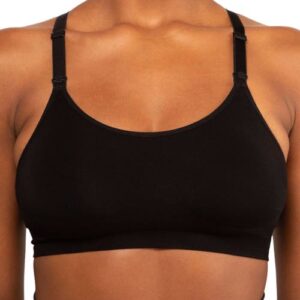 Modern Eternity Racerback Nursing Bra in Black at Nordstrom, Size Large