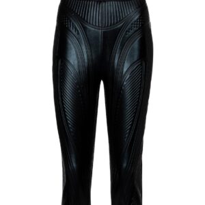 Mugler Embossed scuba biker shorts