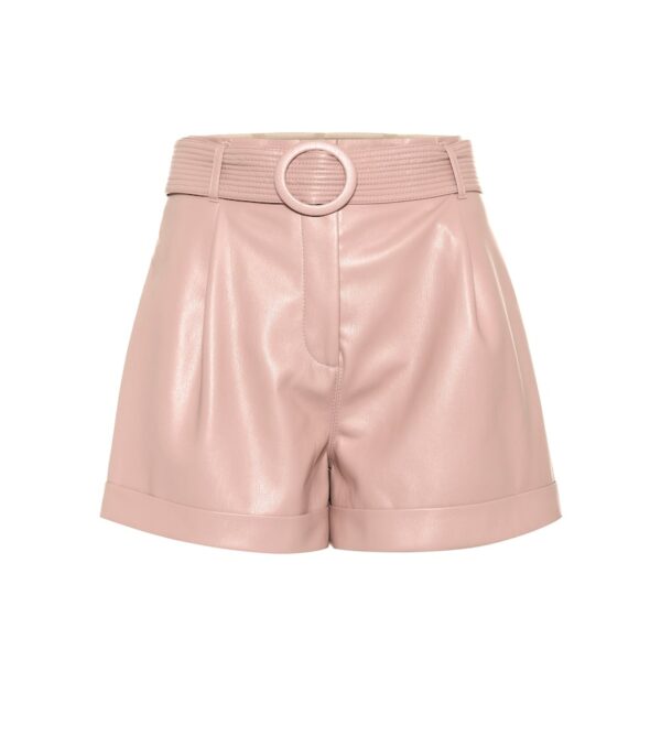 Nanushka Joyce faux leather shorts