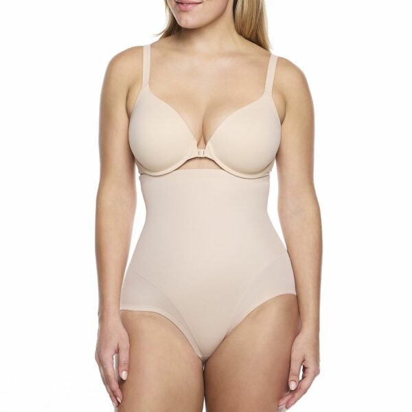 Naomi & Nicole® Firm Control Shapewear Women's Luxe High Waist Brief 7085, Size: XXXL, Warm Beige