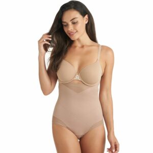 Naomi & Nicole® Ultra-Firm Control Shapewear Women's Inside Magic® Tummy Tuck Hi Waist Brief 7605, Size: XL, Stucco