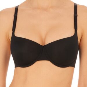 Natori Liquid Underwire Balconette Push-Up Bra in Black at Nordstrom, Size 36B