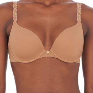 Natori Pure Luxe Underwire Push-Up Bra in Cafe at Nordstrom, Size 36B