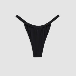 ANINE BING Milani Bikini Bottom in Black