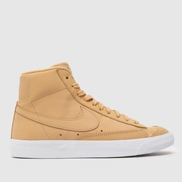 Nike blazer mid77 lx trainers in tan