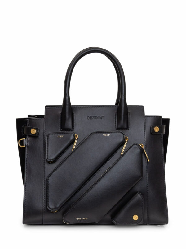 Off-White City Tote Leather Handbag