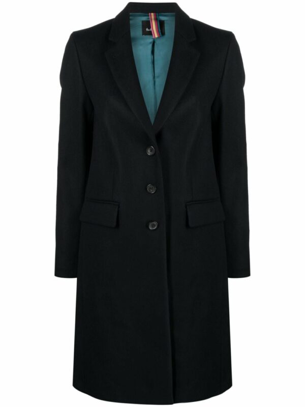 PS PAUL SMITH- Wool Blend Single-breasted Coat