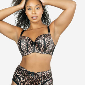 Parfait Charlotte Padded Balconette Bra Leopard Brown