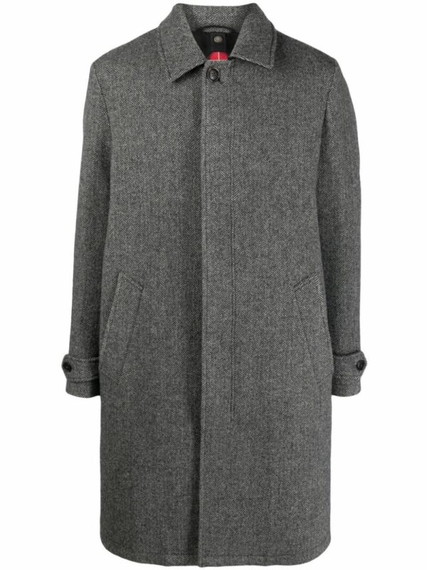 Paul Coat Pattern Wool