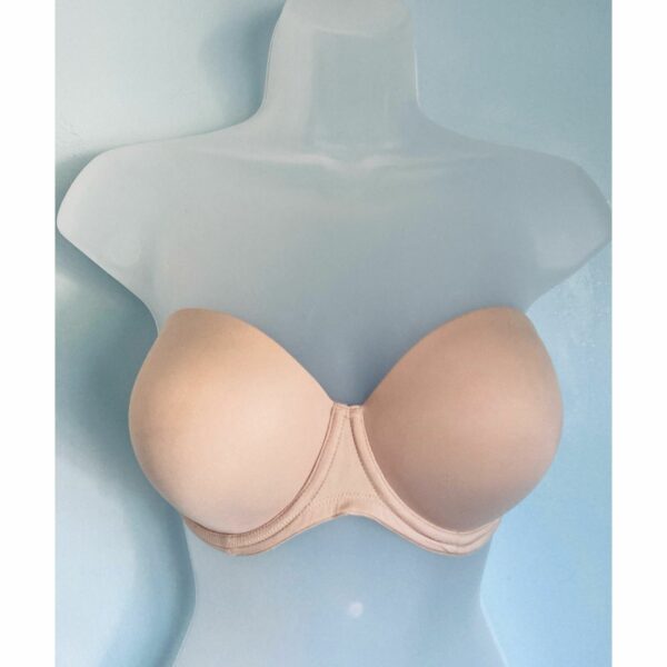 Pink Victoria's Secret Strapless Push Up Bra 36C Beige, Women's