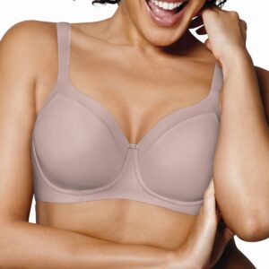 Playtex Women's Secrets Shapes & Supports Balconette Full Figure Wirefree Bra US4824 - Evening Blush