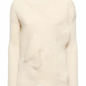 Pleated Asymmetrical L/s Top