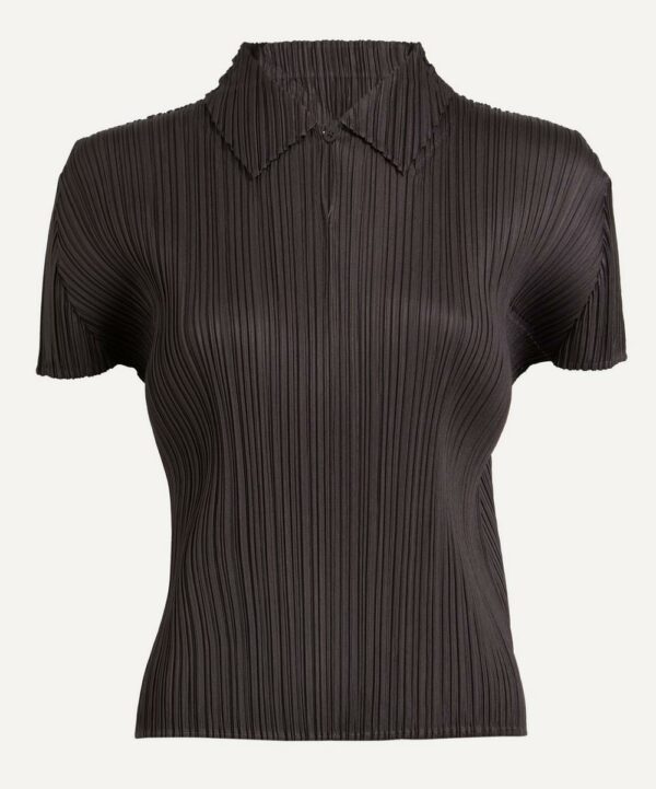 Pleats Please Issey Miyake Women's MONTHLY COLOURS: APRIL Pleated Short-Sleeve Top 3