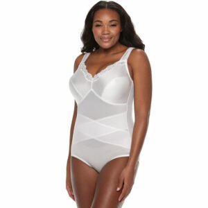 Plus Size Lunaire Firm Control Body Briefer 3450KX, Women's, Size: 38 Dd, White