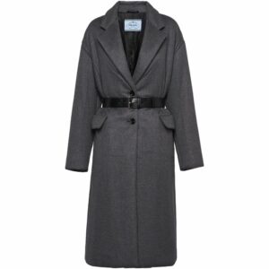 Prada Cashmere-Wool Belted Coat