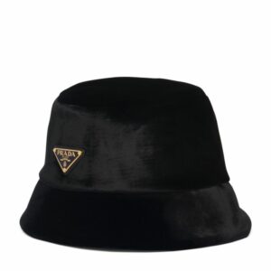 Prada Velvet Bucket Hat