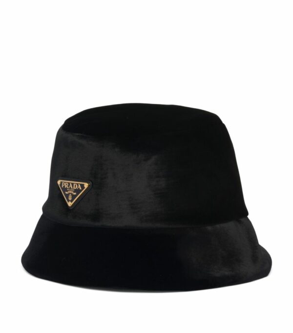 Prada Velvet Bucket Hat