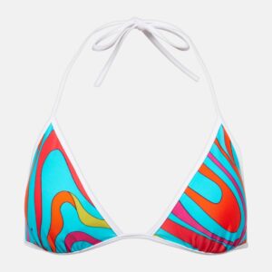 Pucci Marmo printed bikini top