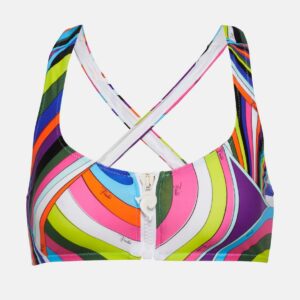 Pucci Printed bikini top