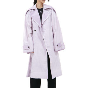 QUIRA Light purple trench coat