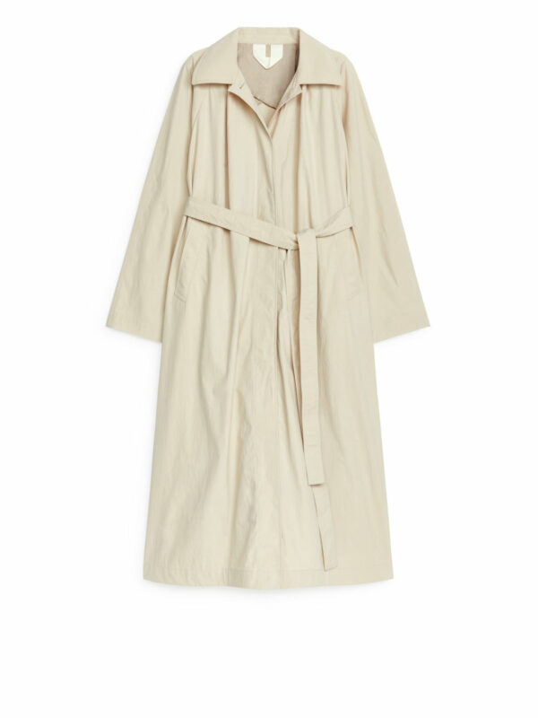 Relaxed Trench Coat - Beige