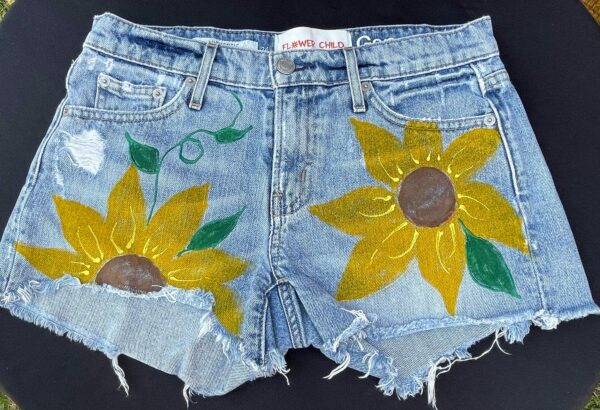 Repurposed Denim Shorts