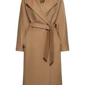 Resina Belted Wool Midi Coat