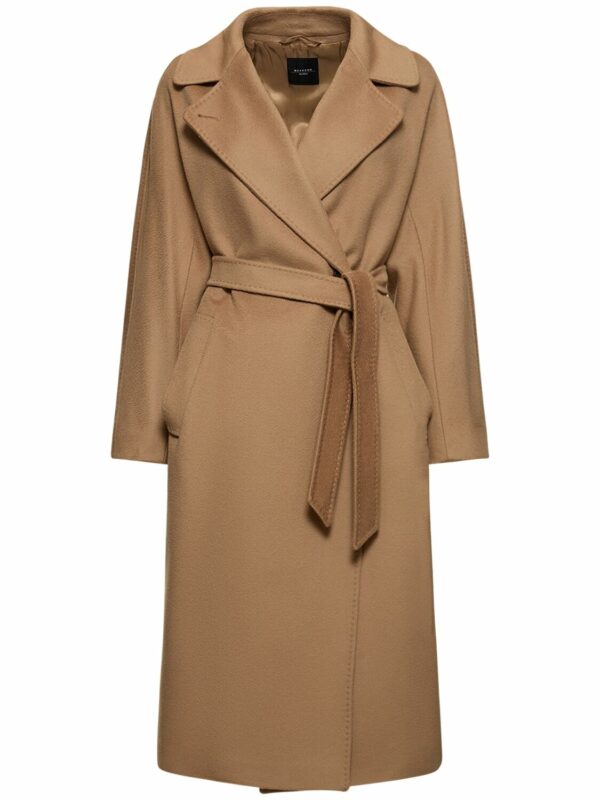 Resina Belted Wool Midi Coat