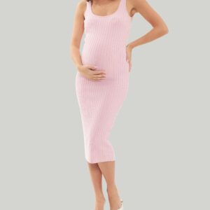 Ripe Maternity Carmen Rib Knit Dress