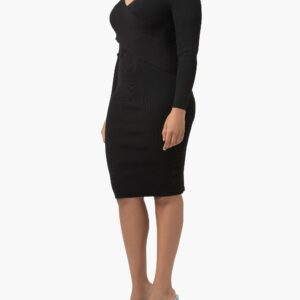 Ripe Maternity Sadie Rib Knit Nursing Dress