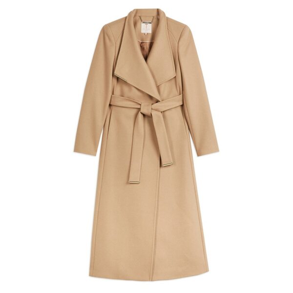 Rosell Long Length Wool Wrap Coat