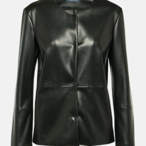 'S Max Mara Festoso faux leather jacket