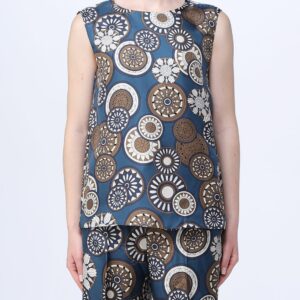 S Max Mara top in printed silk