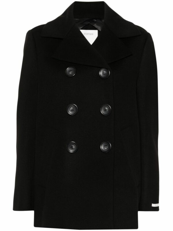 SPORTMAX- Wool Double-breasted Coat