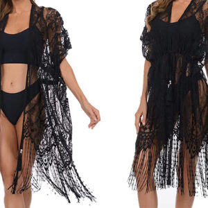 Women's Lace & Tassels Swimsuit Cover-Up - 3 Colours