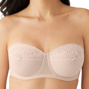 Wacoal Visual Effects Strapless Underwire Minimizer Bra in Sand at Nordstrom, Size 40Ddd